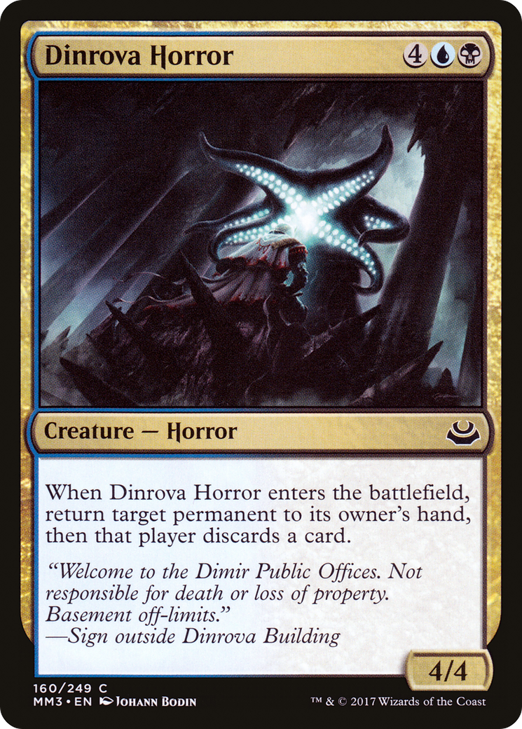 Dinrova Horror (MM3-160) [Modern Masters 2017] Foil MTG Single Wizards of the Coast
