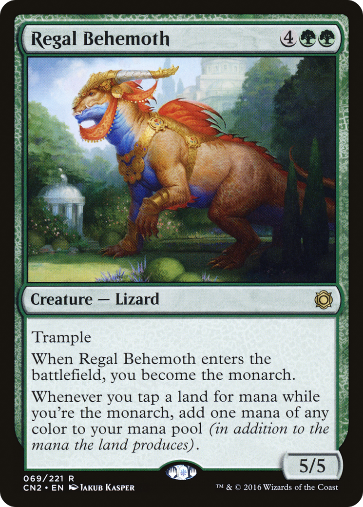 Regal Behemoth (CN2-069) [Conspiracy: Take the Crown] Foil MTG Single Wizards of the Coast