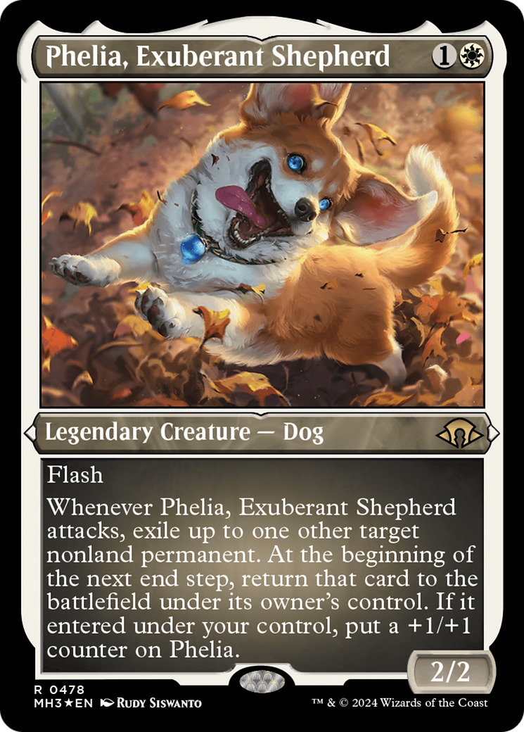 Phelia, Exuberant Shepherd (Foil Etched) (MH3-478) [Modern Horizons 3] Foil MTG Single Wizards of the Coast