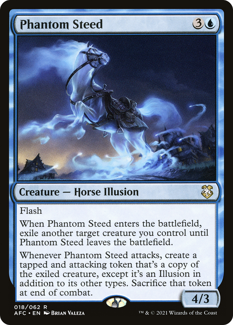 Phantom Steed (AFC-018) [Forgotten Realms Commander] MTG Single Wizards of the Coast