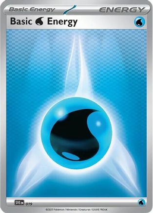 Basic Water Energy - 019 (19) Reverse Holofoil [SVE Scarlet & Violet Energies] Pokemon Single Pokémon
