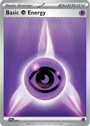Basic Psychic Energy - 021 (21) Reverse Holofoil [SVE Scarlet & Violet Energies] Pokemon Single Pokémon