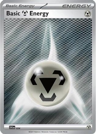 Basic Metal Energy - 024 (24) Reverse Holofoil [SVE Scarlet & Violet Energies] Pokemon Single Pokémon