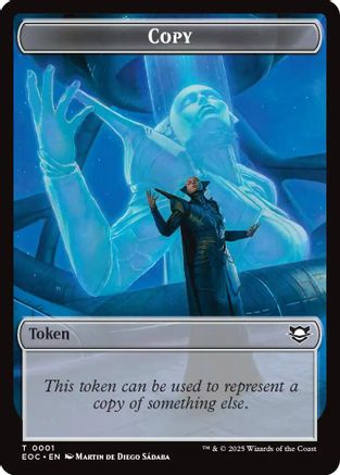 Copy // Pest Double-Sided Token (EOC-1 // 9) [Commander: Edge of Eternities] MTG Single Wizards of the Coast