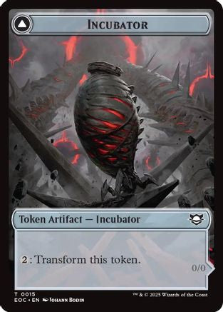 Incubator // Phyrexian Double-Sided Token (EOC-15 // 15) [Commander: Edge of Eternities] MTG Single Wizards of the Coast