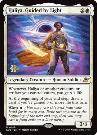 Haliya, Guided by Light (PRE-019) [Prerelease Cards] Foil MTG Single Wizards of the Coast