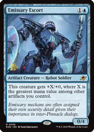 Emissary Escort (PRE-056) [Prerelease Cards] Foil MTG Single Wizards of the Coast