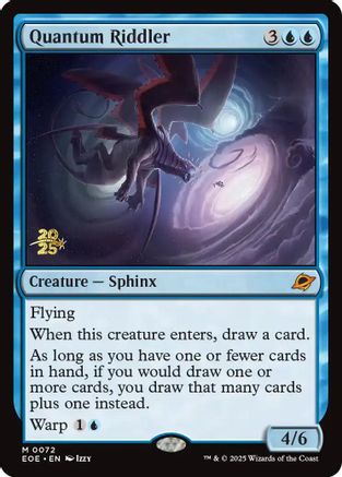 Quantum Riddler (PRE-072) [Prerelease Cards] Foil MTG Single Wizards of the Coast