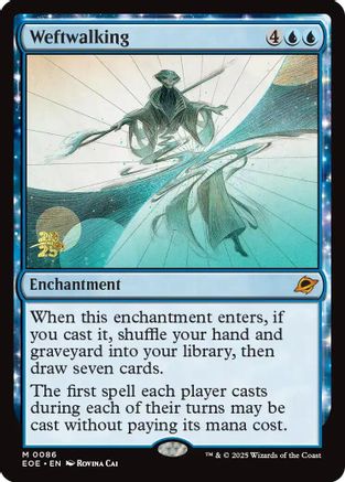Weftwalking (PRE-086) [Prerelease Cards] Foil MTG Single Wizards of the Coast
