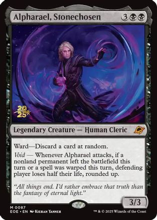 Alpharael, Stonechosen (PRE-087) [Prerelease Cards] Foil MTG Single Wizards of the Coast