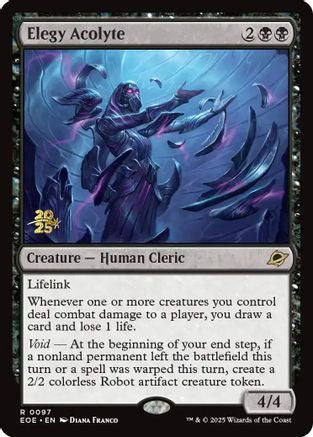 Elegy Acolyte (PRE-097) [Prerelease Cards] Foil MTG Single Wizards of the Coast
