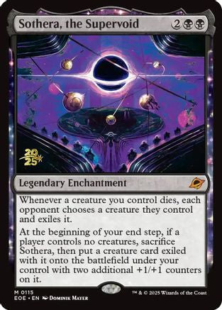 Sothera, the Supervoid (PRE-115) [Prerelease Cards] Foil MTG Single Wizards of the Coast