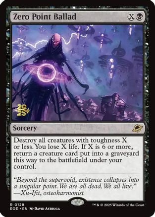 Zero Point Ballad (PRE-128) [Prerelease Cards] Foil MTG Single Wizards of the Coast