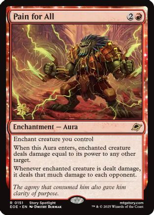 Pain for All (PRE-151) [Prerelease Cards] Foil MTG Single Wizards of the Coast