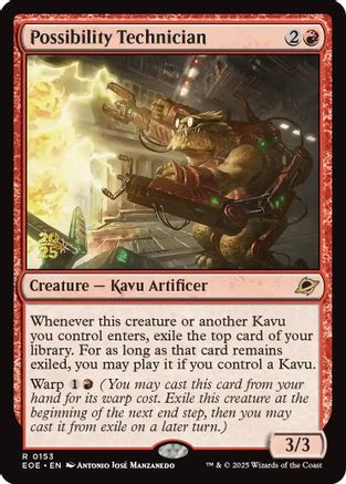 Possibility Technician (PRE-153) [Prerelease Cards] Foil MTG Single Wizards of the Coast