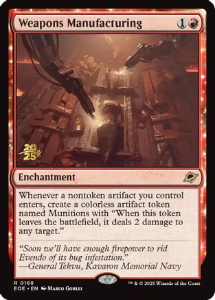 Weapons Manufacturing (PRE-168) [Prerelease Cards] Foil MTG Single Wizards of the Coast