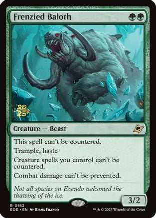 Frenzied Baloth (PRE-183) [Prerelease Cards] Foil MTG Single Wizards of the Coast