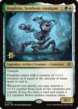 Dyadrine, Synthesis Amalgam (PRE-216) [Prerelease Cards] Foil MTG Single Wizards of the Coast