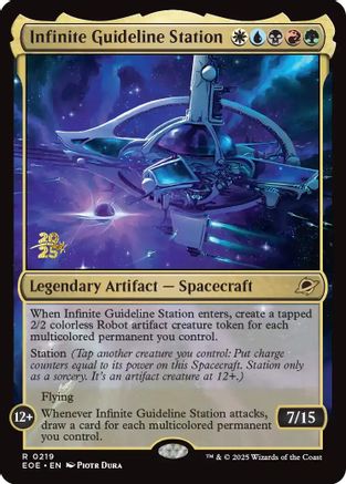 Infinite Guideline Station (PRE-219) [Prerelease Cards] Foil MTG Single Wizards of the Coast