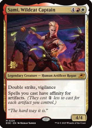Sami, Wildcat Captain (PRE-226) [Prerelease Cards] Foil MTG Single Wizards of the Coast