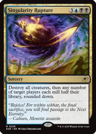 Singularity Rupture (PRE-228) [Prerelease Cards] Foil MTG Single Wizards of the Coast