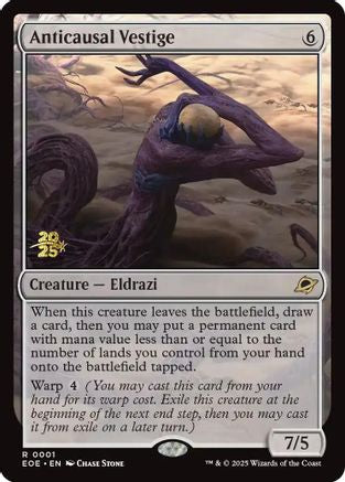 Anticausal Vestige (PRE-001) [Prerelease Cards] Foil MTG Single Wizards of the Coast