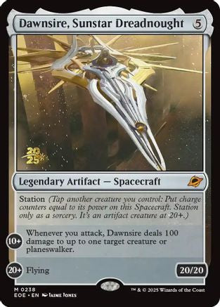 Dawnsire, Sunstar Dreadnought (PRE-238) [Prerelease Cards] Foil MTG Single Wizards of the Coast