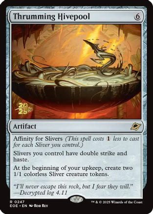 Thrumming Hivepool (PRE-247) [Prerelease Cards] Foil MTG Single Wizards of the Coast