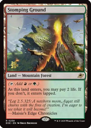 Stomping Ground (PRE-258) [Prerelease Cards] Foil MTG Single Wizards of the Coast