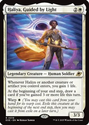Haliya, Guided by Light (PPEOE-019) [Promo Pack: Edge of Eternities] Foil MTG Single Wizards of the Coast