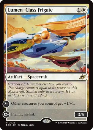 Lumen-Class Frigate (PPEOE-025) [Promo Pack: Edge of Eternities] Foil MTG Single Wizards of the Coast