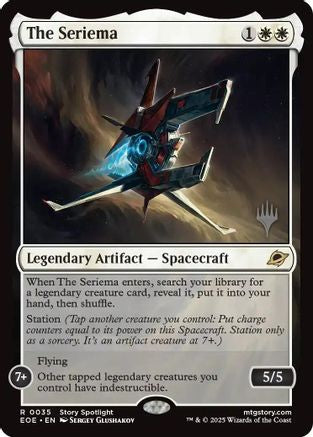 The Seriema (PPEOE-035) [Promo Pack: Edge of Eternities] Foil MTG Single Wizards of the Coast