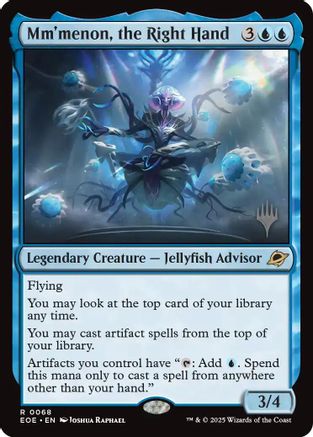 Mm'menon, the Right Hand (PPEOE-068) [Promo Pack: Edge of Eternities] MTG Single Wizards of the Coast