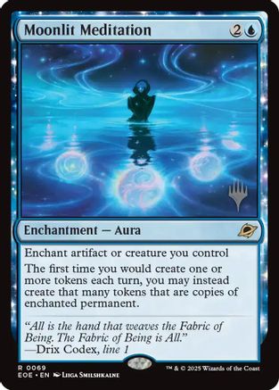 Moonlit Meditation (PPEOE-069) [Promo Pack: Edge of Eternities] MTG Single Wizards of the Coast