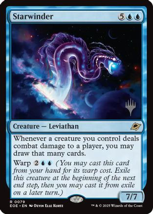 Starwinder (PPEOE-079) [Promo Pack: Edge of Eternities] Foil MTG Single Wizards of the Coast