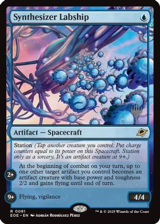 Synthesizer Labship (PPEOE-081) [Promo Pack: Edge of Eternities] Foil MTG Single Wizards of the Coast