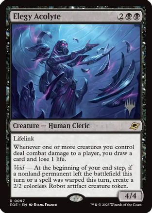 Elegy Acolyte (PPEOE-097) [Promo Pack: Edge of Eternities] MTG Single Wizards of the Coast
