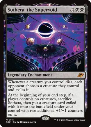Sothera, the Supervoid (PPEOE-115) [Promo Pack: Edge of Eternities] Foil MTG Single Wizards of the Coast