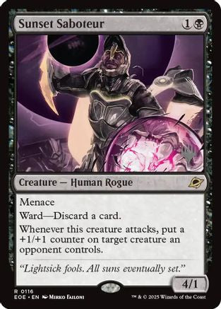 Sunset Saboteur (PPEOE-116) [Promo Pack: Edge of Eternities] MTG Single Wizards of the Coast