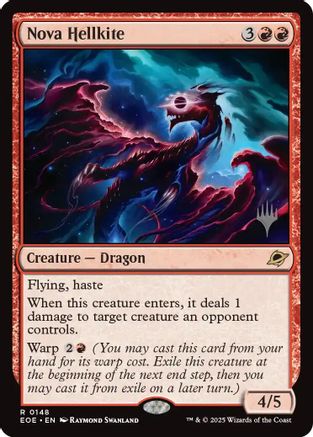 Nova Hellkite (PPEOE-148) [Promo Pack: Edge of Eternities] MTG Single Wizards of the Coast