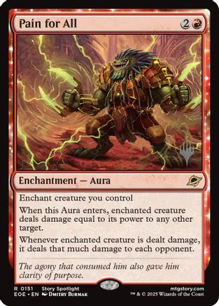 Pain for All (PPEOE-151) [Promo Pack: Edge of Eternities] MTG Single Wizards of the Coast
