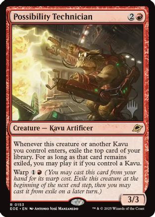 Possibility Technician (PPEOE-153) [Promo Pack: Edge of Eternities] Foil MTG Single Wizards of the Coast