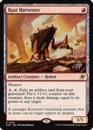 Rust Harvester (PPEOE-159) [Promo Pack: Edge of Eternities] Foil MTG Single Wizards of the Coast
