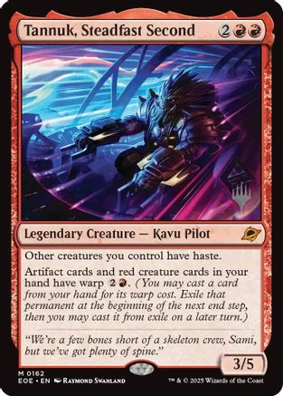 Tannuk, Steadfast Second (PPEOE-162) [Promo Pack: Edge of Eternities] MTG Single Wizards of the Coast