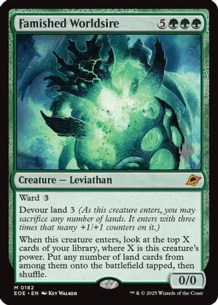Famished Worldsire (PPEOE-182) [Promo Pack: Edge of Eternities] MTG Single Wizards of the Coast