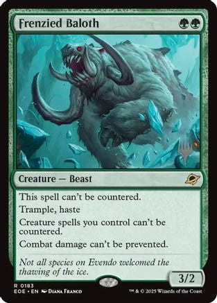 Frenzied Baloth (PPEOE-183) [Promo Pack: Edge of Eternities] Foil MTG Single Wizards of the Coast