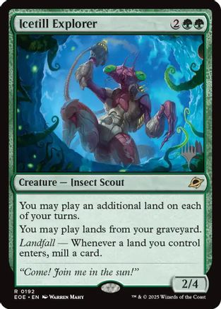 Icetill Explorer (PPEOE-192) [Promo Pack: Edge of Eternities] Foil MTG Single Wizards of the Coast