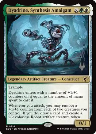 Dyadrine, Synthesis Amalgam (PPEOE-216) [Promo Pack: Edge of Eternities] Foil MTG Single Wizards of the Coast