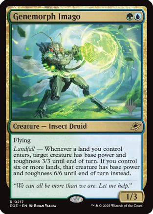 Genemorph Imago (PPEOE-217) [Promo Pack: Edge of Eternities] Foil MTG Single Wizards of the Coast