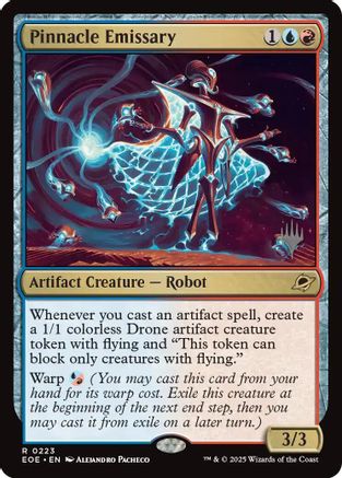 Pinnacle Emissary (PPEOE-223) [Promo Pack: Edge of Eternities] Foil MTG Single Wizards of the Coast